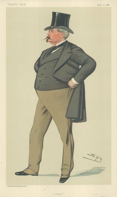 Mr Arthur Loftus Tottenham, Lofty, 15 aprile 1882, caricatura di Vanity Fair da Leslie Matthew Ward