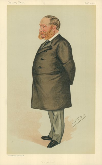 Mr Charles Henry Wilson, Un squatter, 24 gennaio 1885, caricatura di Vanity Fair da Leslie Matthew Ward