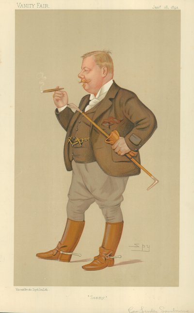 Mr Edward Linley Sambourne, Sammy, 16 gennaio 1892, caricatura di Vanity Fair da Leslie Matthew Ward