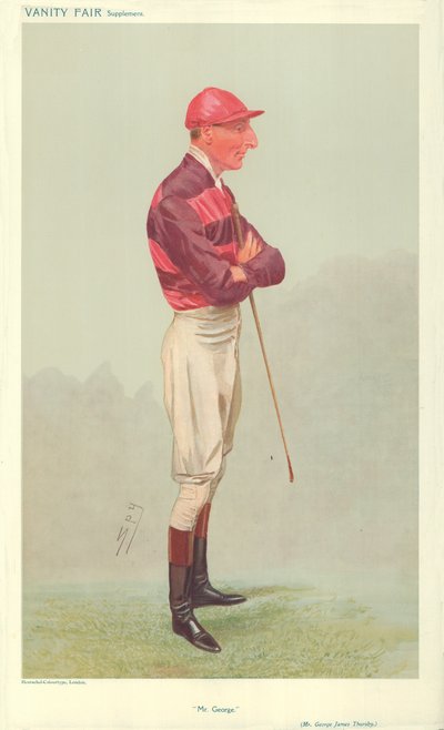 Mr George James Thursby, Mr George, 28 agosto 1907, caricatura di Vanity Fair da Leslie Matthew Ward