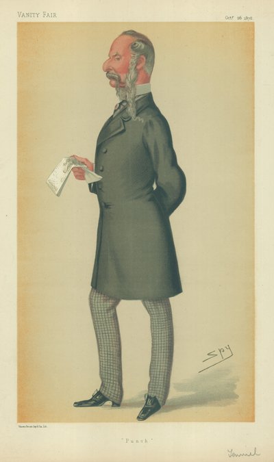 Mr John Tenniel, Punch, 26 ottobre 1878, caricatura di Vanity Fair da Leslie Matthew Ward