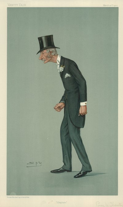 Mr Percy Melville Thornton, Clapham, 22 marzo 1900, caricatura di Vanity Fair da Leslie Matthew Ward