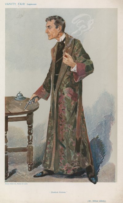 Mr William Gillette da Leslie Matthew Ward