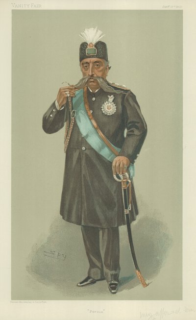 Muzaffer-Ed-Din, lo Scià di Persia da Leslie Matthew Ward