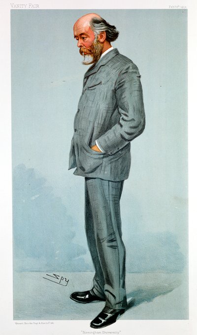 Oliver Lodge, fisico britannico, 1904 da Leslie Matthew Ward