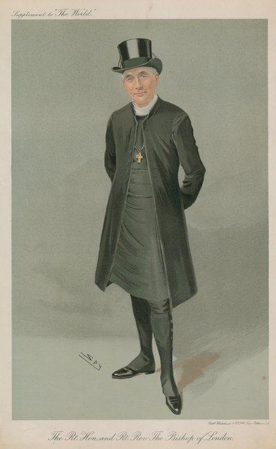Ritratto del Vescovo di Londra da Leslie Matthew Ward