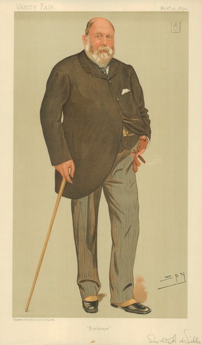 Sir William Henry Wills, Birdseye, 23 novembre 1893, caricatura di Vanity Fair da Leslie Matthew Ward
