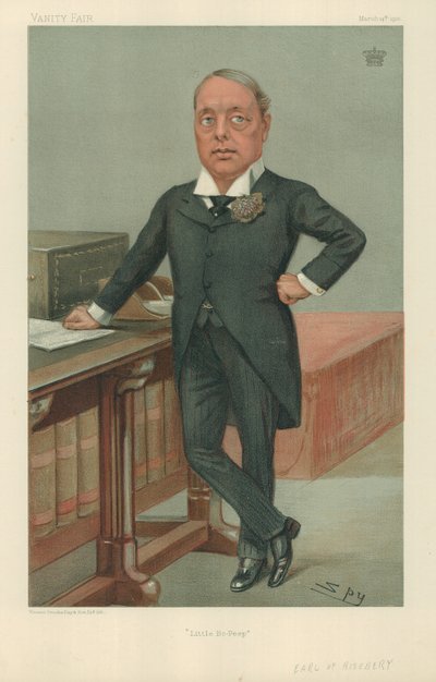 Il conte di Rosebury, Little Bo-Peep, 14 marzo 1901, caricatura di Vanity Fair da Leslie Matthew Ward