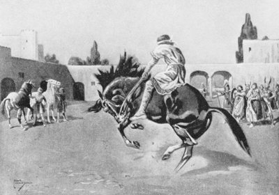 Basilio I che doma un cavallo selvaggio da Leslie Mosley