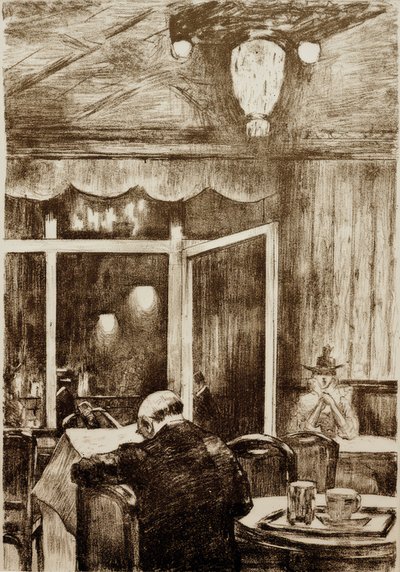 Sera al Café Bauer da Lesser Ury