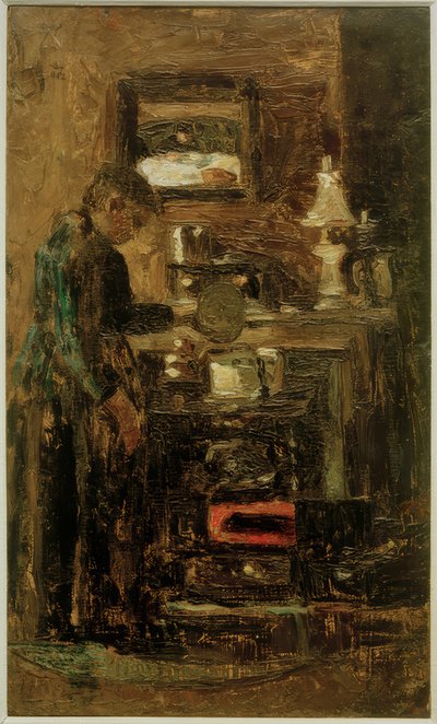 Donna al fornello da Lesser Ury
