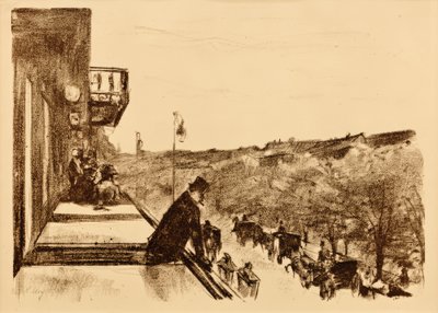 Terrazza del caffè Unter den Linden da Lesser Ury