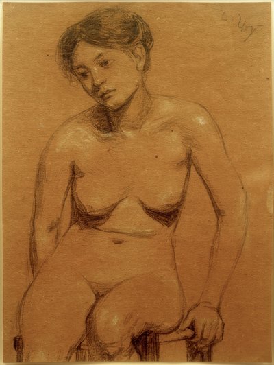 Nudo di ragazza da Lesser Ury