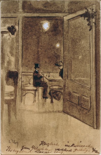 Sala del Café Bauer da Lesser Ury