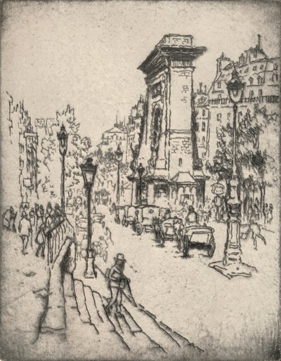 La Porta St Denis, 1915 da Lester George Hornby