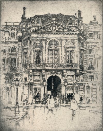 La Porte de Valois, Palais-Royal, 1915 da Lester George Hornby