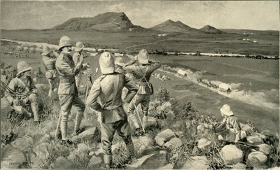 Fighting Mac e la Brigata delle Highland in Azione a Koodoesberg, 1900 da Lestor Ralph