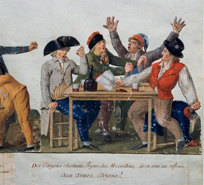 Rivoluzione francese: Cittadini che cantano l