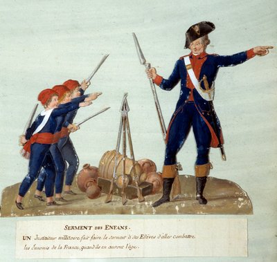 Rivoluzione francese del 1789: Il giuramento dei bambini da Lesueur Brothers
