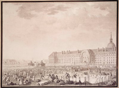 Rivoluzione francese: presa delle armi agli Invalides il 14/07/1789 da Lesueur Brothers