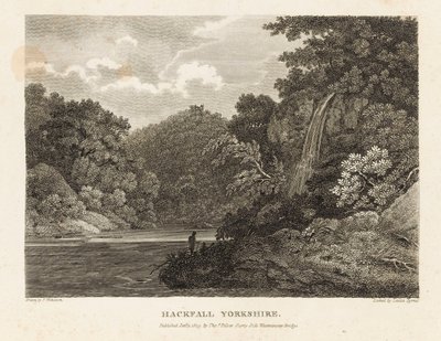 Hackfall, Yorkshire (incisione) da Letitia Byrne