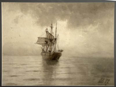 Nave a vela, 1892 da Lev Felixovich Lagorio