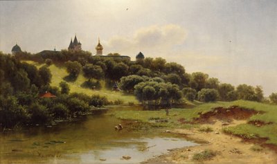 Il Monastero Savvino-Storozhevsky vicino a Zvenigorod, 1860 da Lev Lyvovich Kamenev