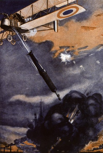 Prima Guerra Mondiale: bomba lanciata da un aereo da Leven & Lemonier