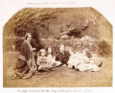 Ritratto della famiglia MacDonald con Lewis Carroll, 1863 da Lewis Carroll