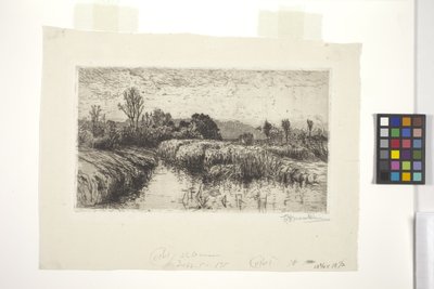 Pomeriggio di Marzo, Schleissheim, Baviera da Lewis Henry Meakin
