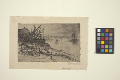 Fiume Tamigi, a Londra da Lewis Henry Meakin