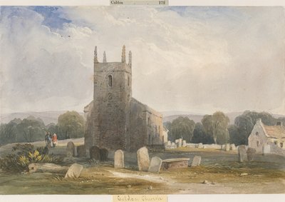 Chiesa di Caldon, c.1830-1840 da Lewis John Wood