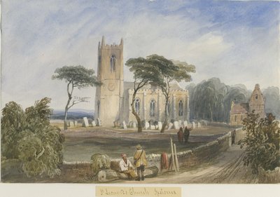 Chiesa di Ipstones da Lewis John Wood