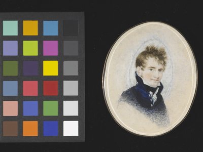 Ritratto di Paul Peckham, circa 1810-1820 da Lewis Peckham