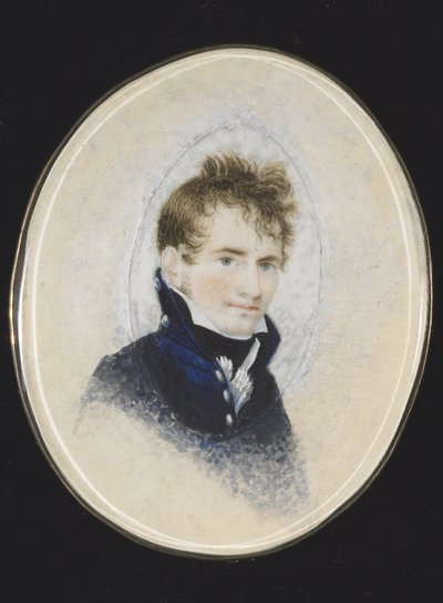 Ritratto di Paul Peckham, c.1810-20 da Lewis Peckham