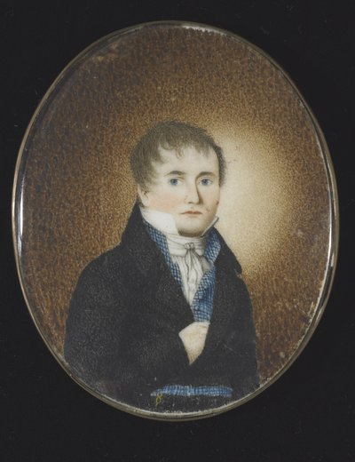 Autoritratto, c.1810-20 da Lewis Peckham