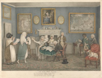 Il bambino viziato, scena VI da Lewis Vaslet