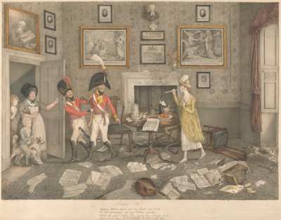 Il bambino viziato, Scena V da Lewis Vaslet