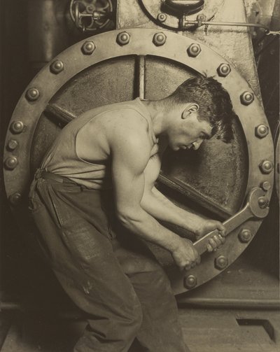 Meccanico e pompa a vapore da Lewis W. Hine