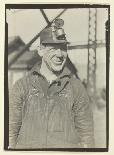 Minatore di carbone della Pennsylvania orientale da Lewis Wickes Hine