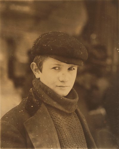 Capo edicolante, Utica, Stato di New York da Lewis Wickes Hine
