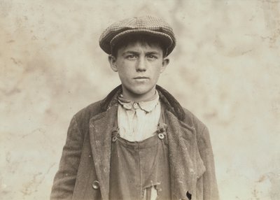 James Donovan - Spazzino irlandese nelle Fall River Iron Works da Lewis Wickes Hine