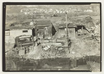 Quartiere abitativo di "Out-Of-Works" a Patterson, New Jersey da Lewis Wickes Hine