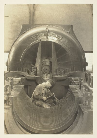 La turbina, centrale elettrica, New York City da Lewis Wickes Hine