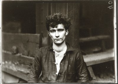 Giovane operaio siderurgico tedesco, Pittsburgh da Lewis Wickes Hine