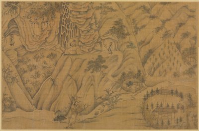 Abitazione nelle montagne del Drago Dormiente di Longmian, 1100-1200 da Li Gonglin