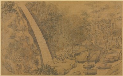 Abitazione nelle montagne del Drago Dormiente Longmian, 1100-1200 da Li Gonglin