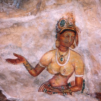 Apsaras, ninfa celeste che fa un