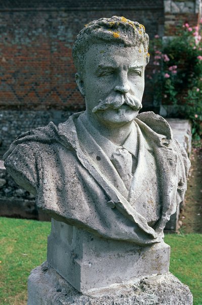 Busto di Guy De Maupassant, giardino del Castello di Miromesnil, Francia, Alta Normandia da Unbekannt Unbekannt