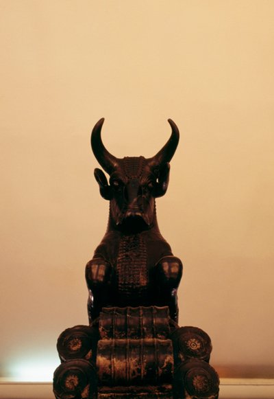 Capitello a forma di testa di toro, da Persepoli, Iran da Unbekannt Unbekannt